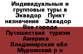 Индивидуальные и групповые туры в Эквадор › Пункт назначения ­ Эквадор - Все города Путешествия, туризм » Америка   . Владимирская обл.,Муромский р-н